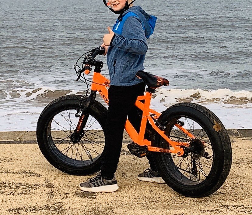 fat bike orange